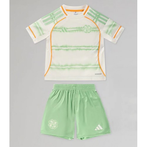 Dres Celtic Rezervni za djecu 2025-26 Kratak Rukav (+ kratke hlače)